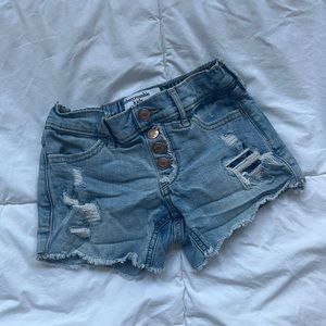 Abercrombie kids mid-rise midi short 5/6